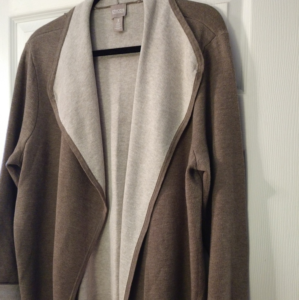 Chico's Brown Sweater Cardigan